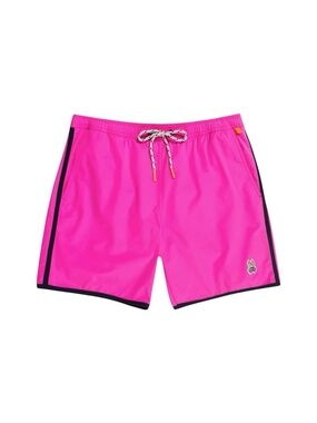 Psycho Bunny Holloway Neon Pink Swim Trunks Men’s XL Quick-Dry